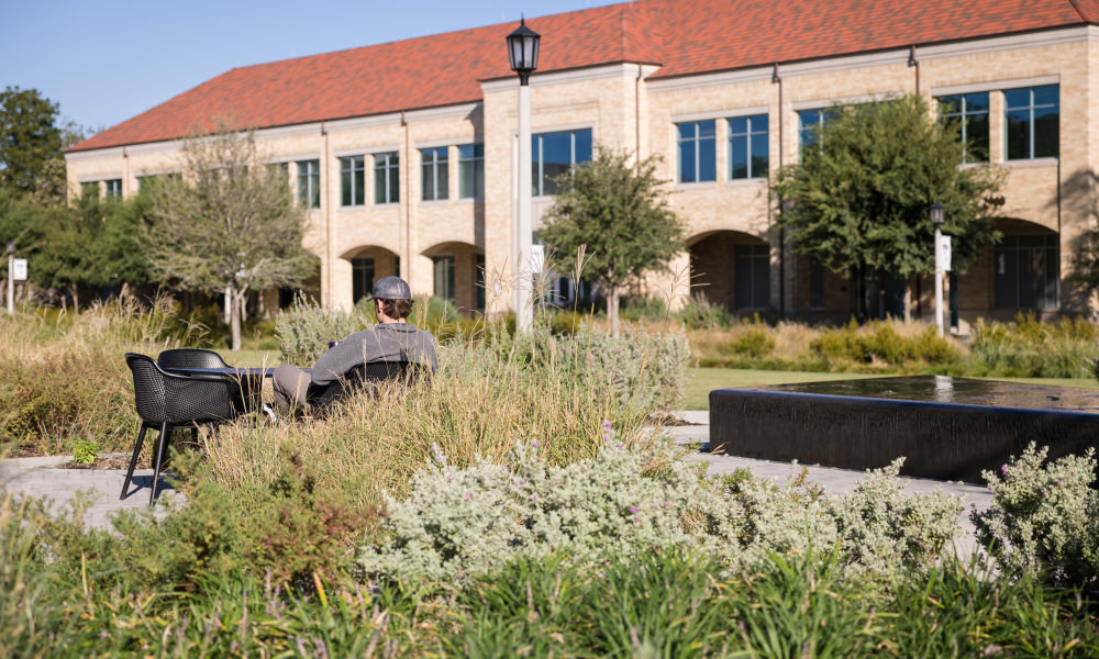 Fine Arts building exterior aerial
