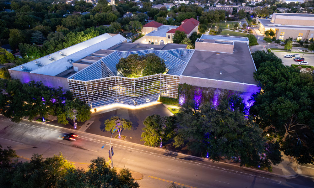Moudy building aerial