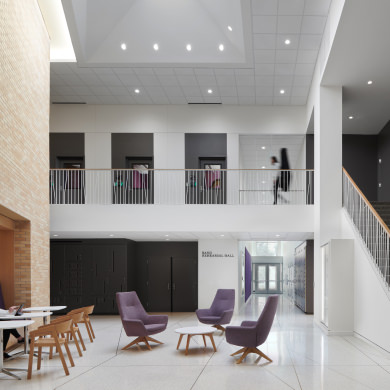 interior of TCU Music Center