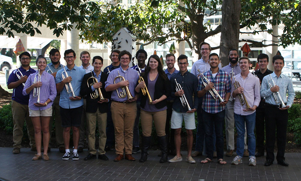TCU trumpet studio
