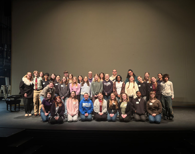 stage production workshop group photo